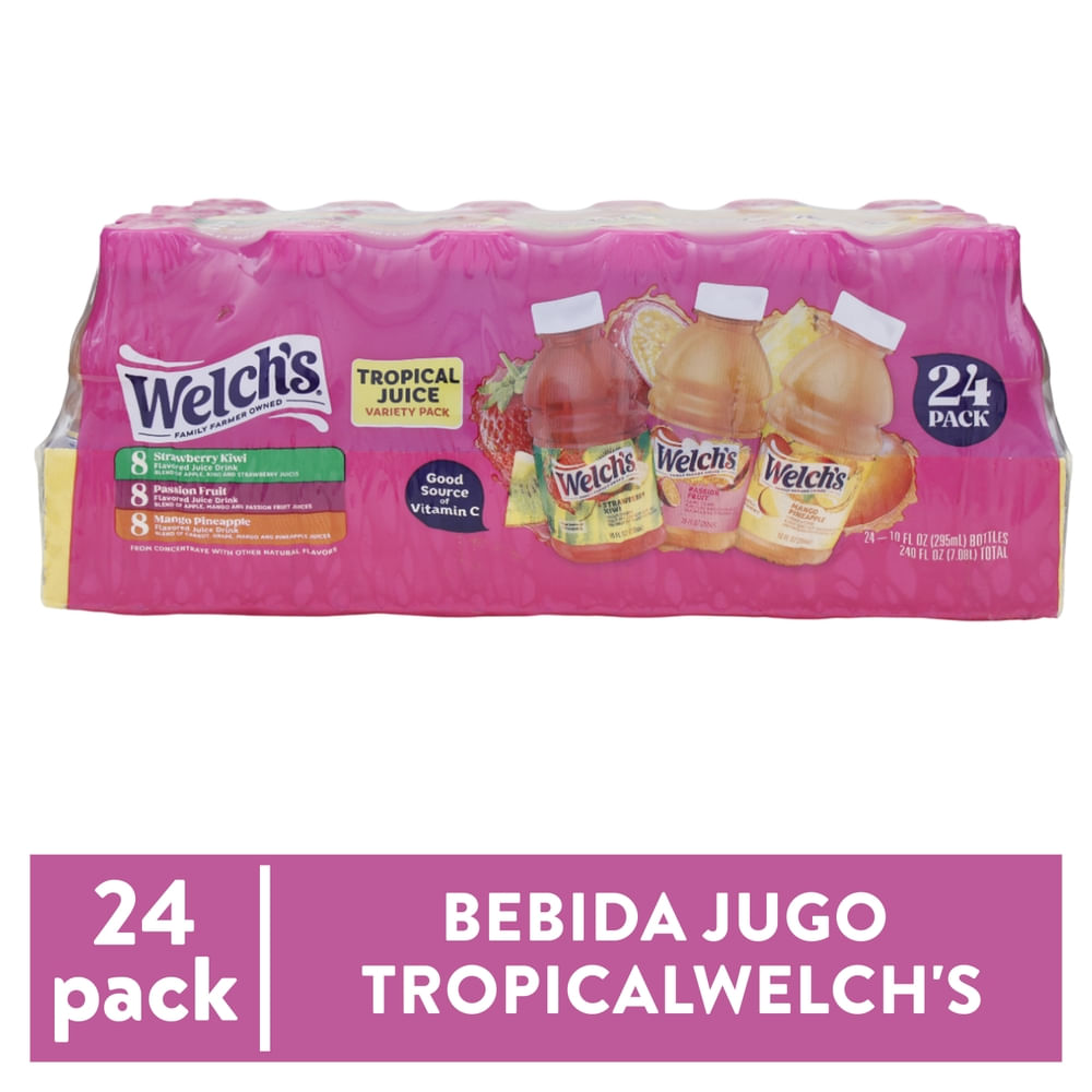 24 Pack Jugos Welchs Var Sab 1000 Ml