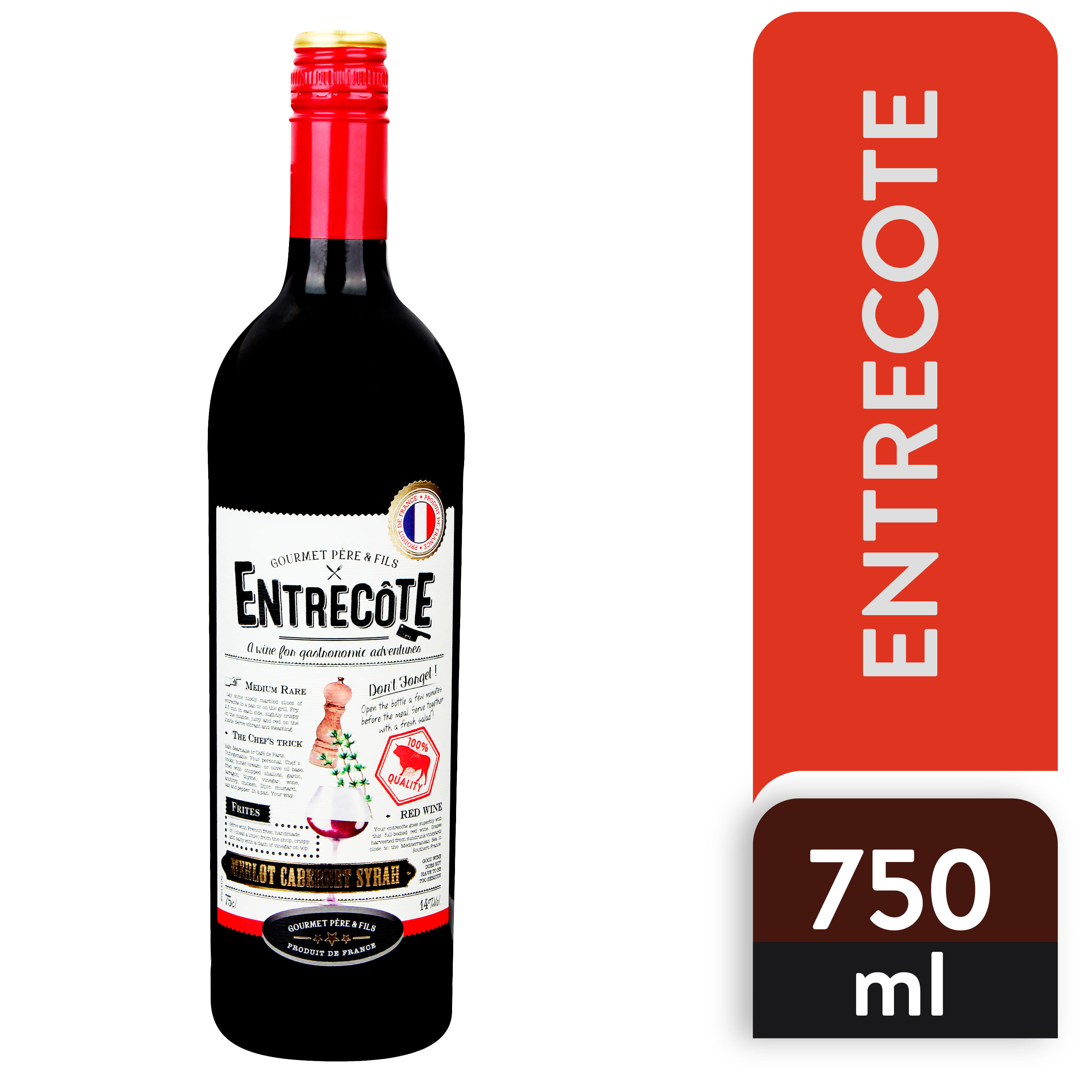 Vino Tinto Gourmet Entrecote 750ml
