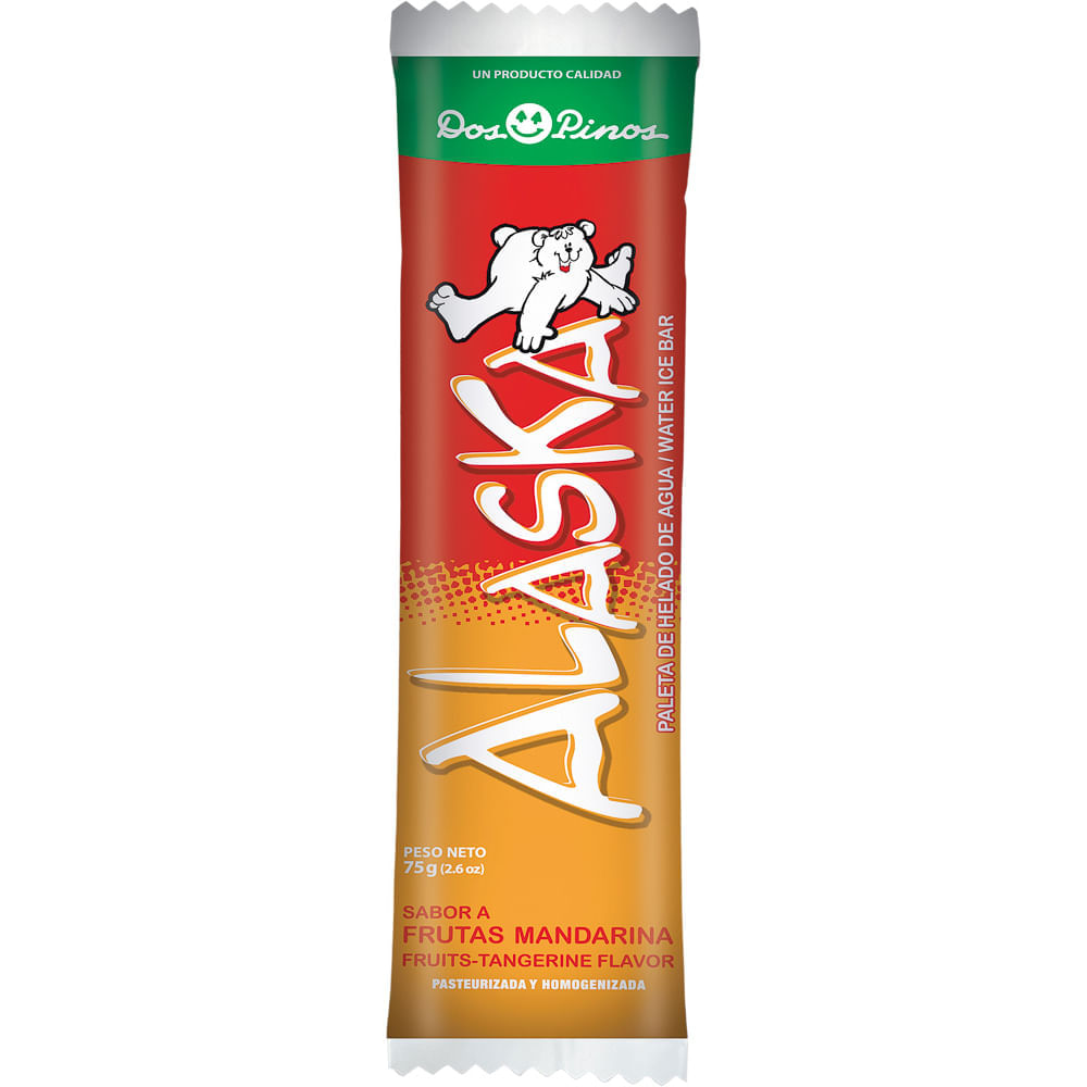 Paleta Alaska Frutas Mandarina 75 G