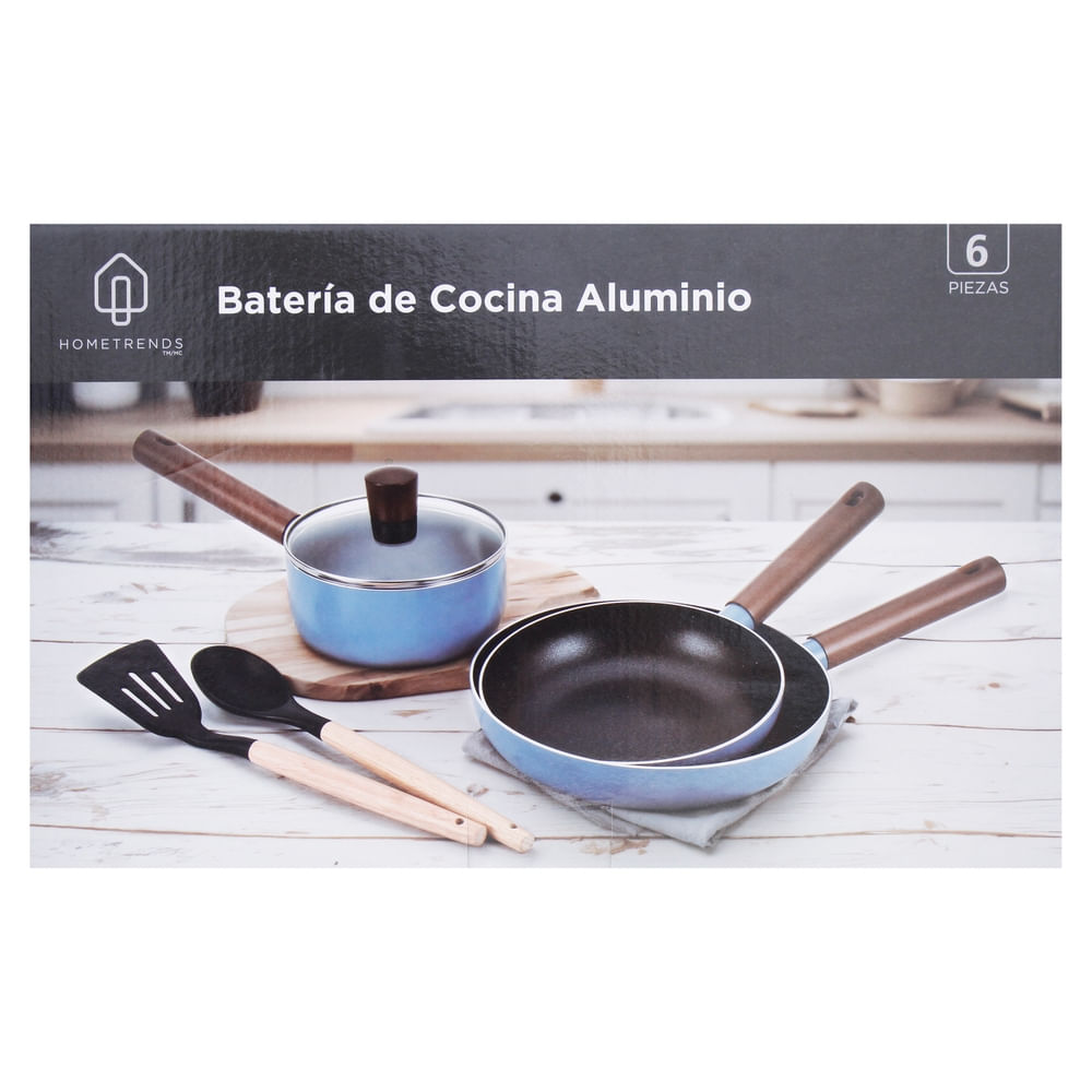 Bateria De Aluminio 6 Piezas