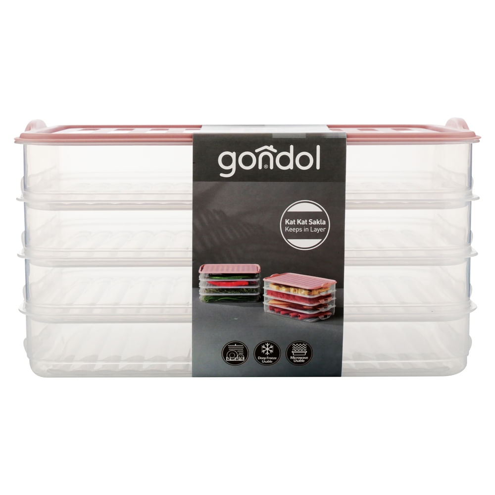 Lonchera 4 Compartimientos Y Cubiertos