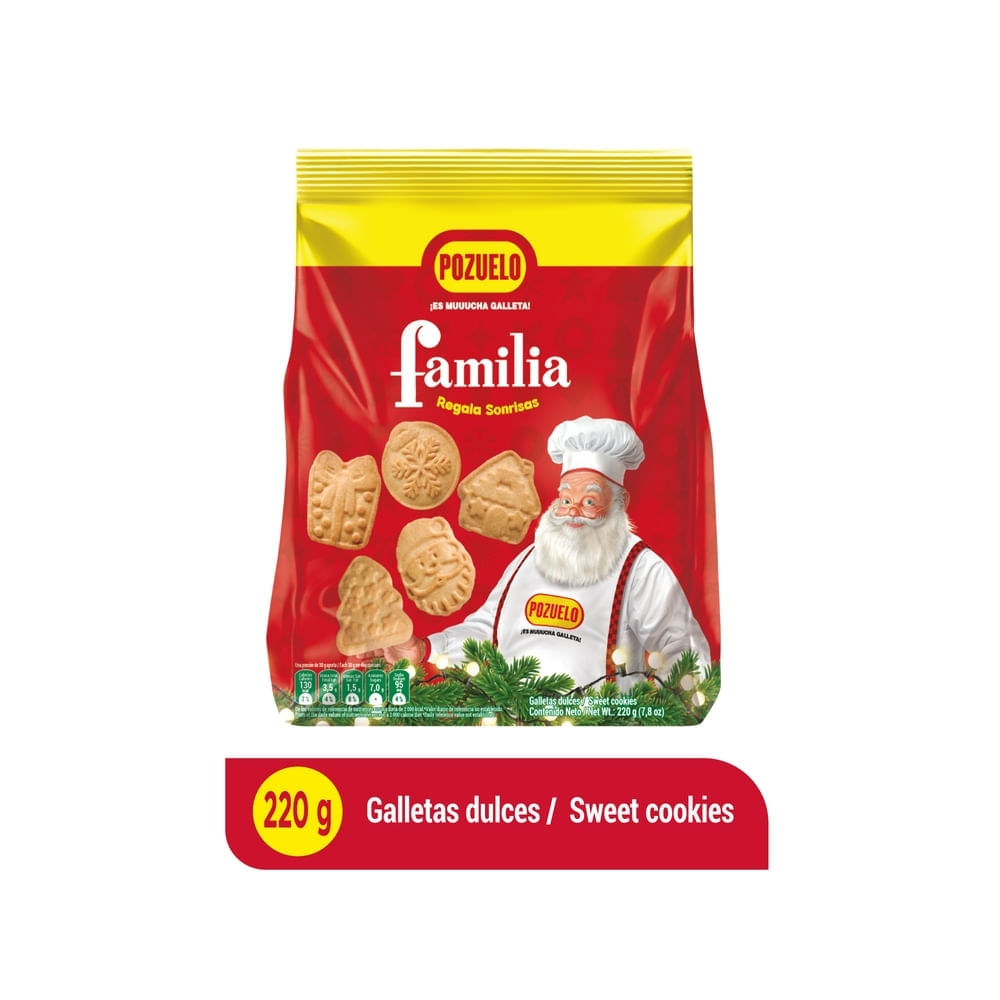 Galleta Pozuelo Familia Navidad - 220 g