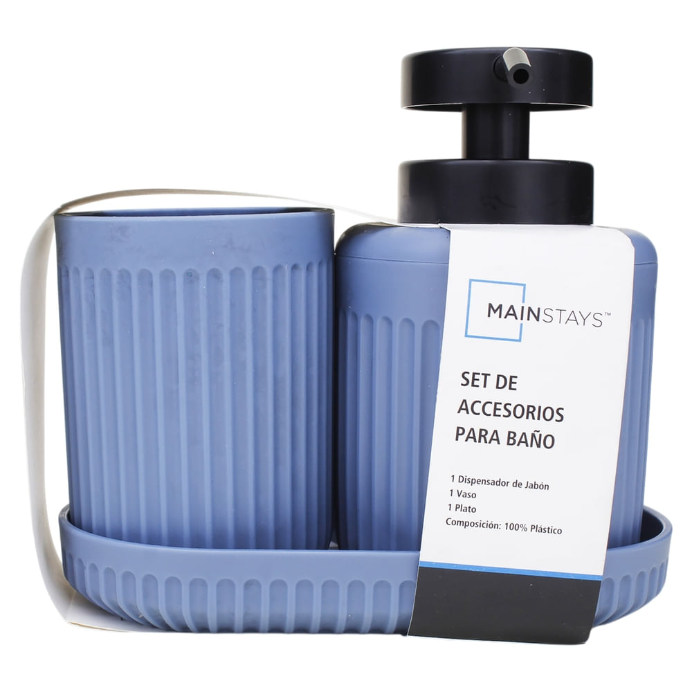 Set De Accesorios De Bano De Plastico