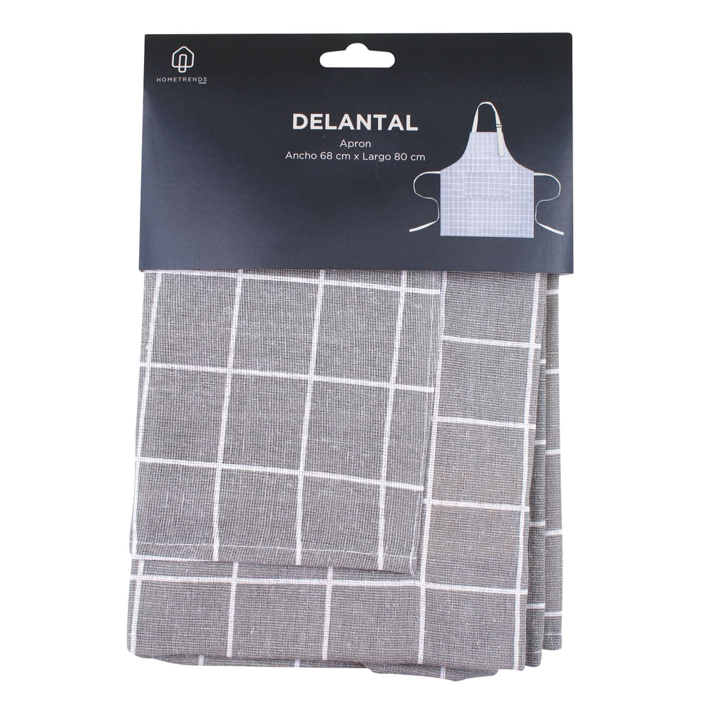 Delantal C Bolsa Hometrends 26X18 Cm