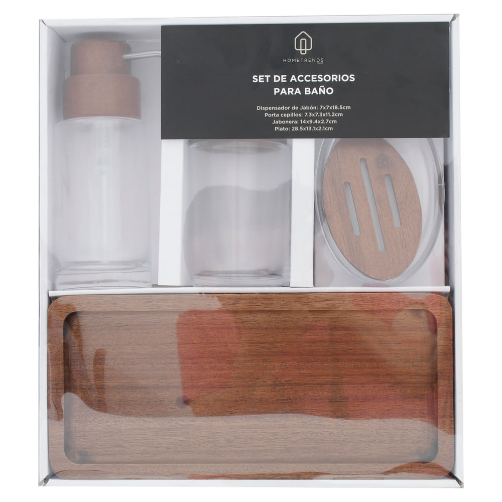 Set De 4 Banos De Vidrio Hecho A Mano