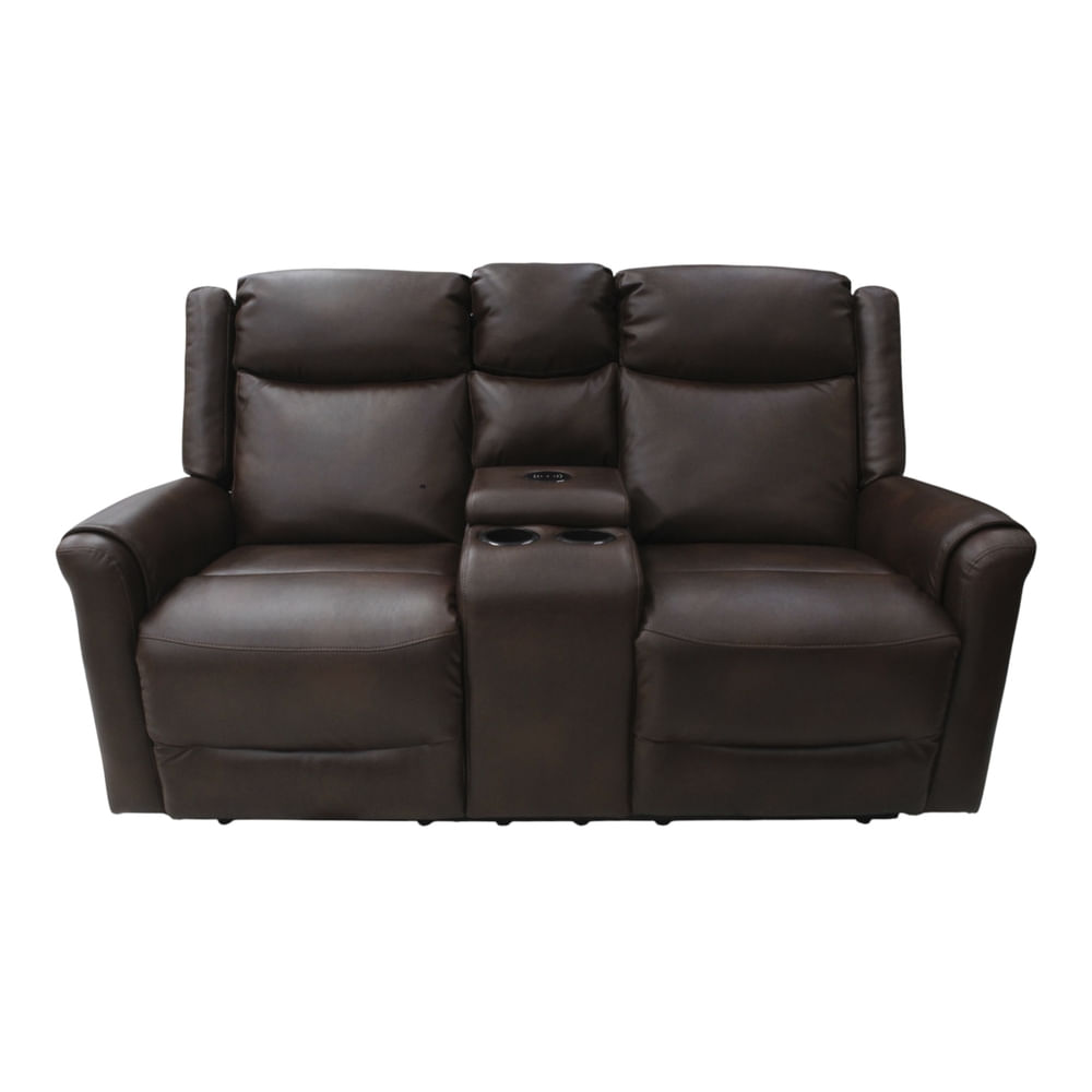 Sillón Home Trends reclinable doble 170x90x105 cm