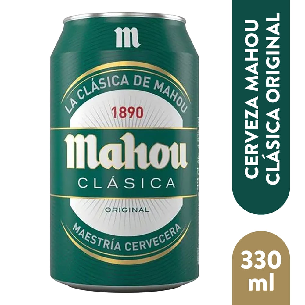 Artesanales e Importadas Mahou Cerveza Mahou Clasica 330ml
