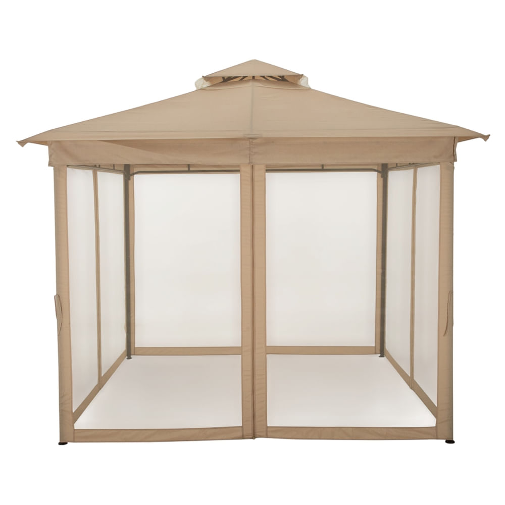 Ms Gazebo 3X3X2 65 Gris