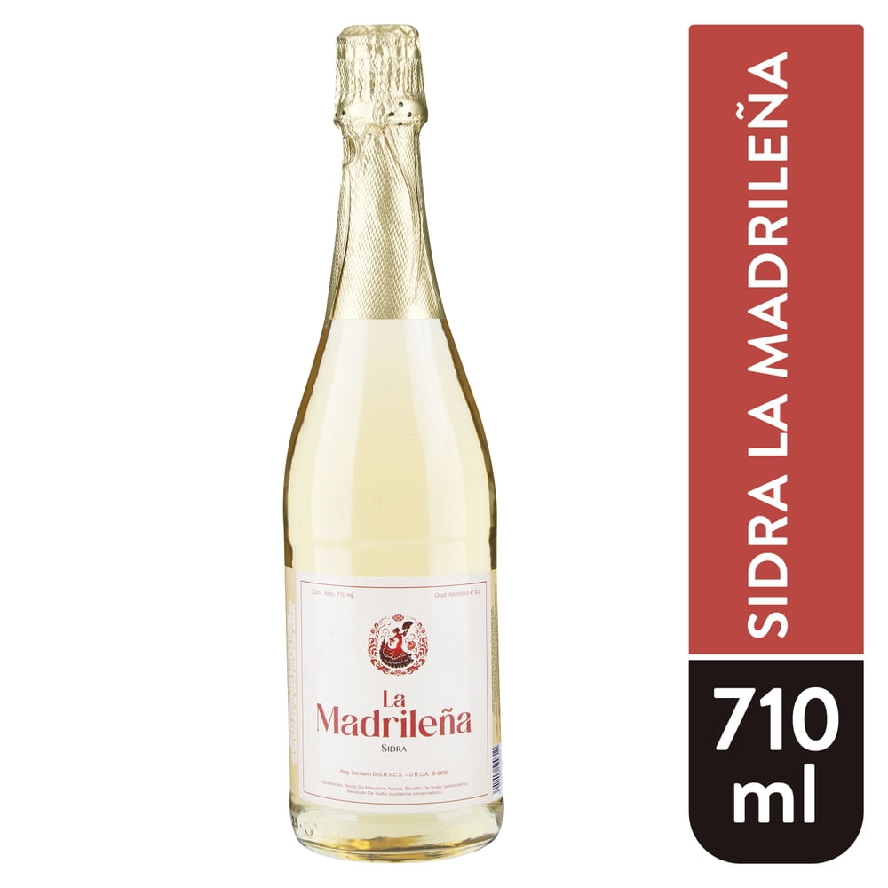 Sidra La Madrilena Manzana Botella - 710 ml