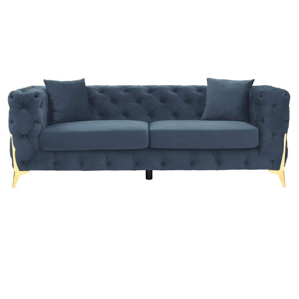 Sofá Deluxe HomeTrends Gris 221Cm