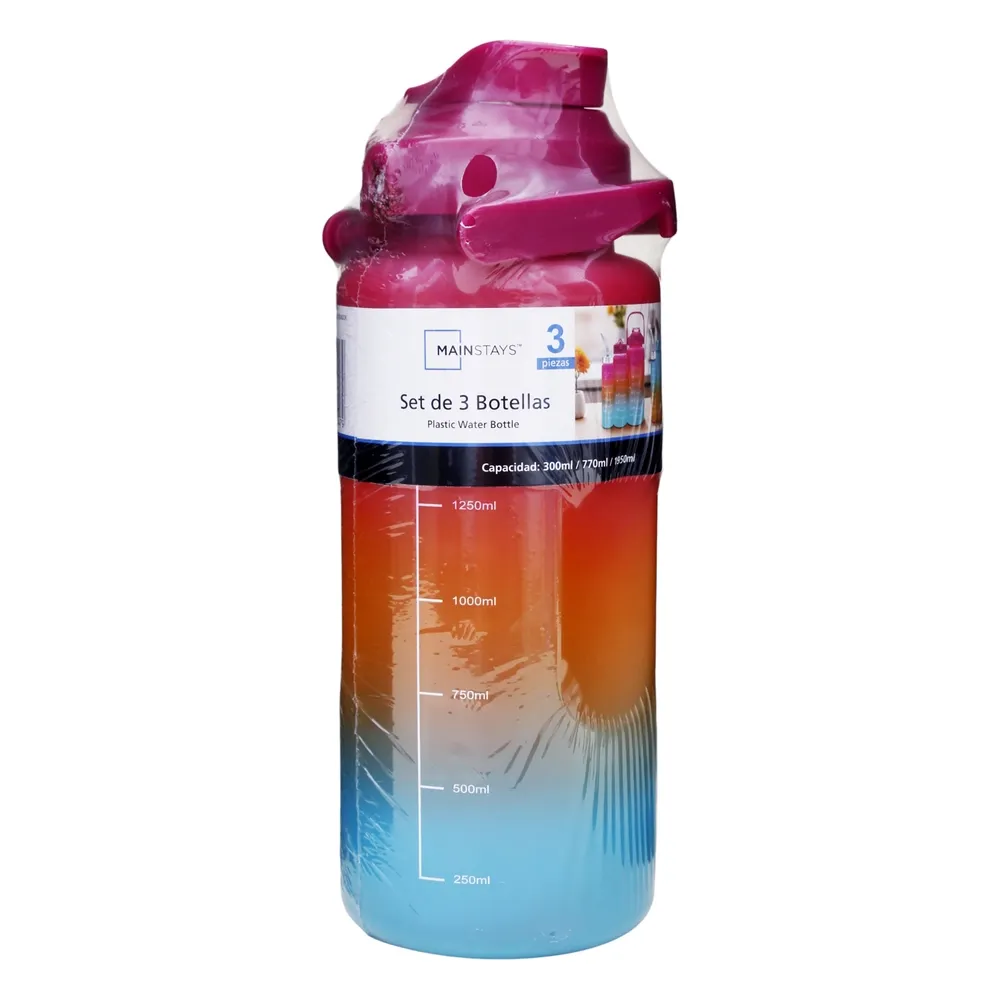 Set De 3 Botellas Mainstays - 3 Unidades