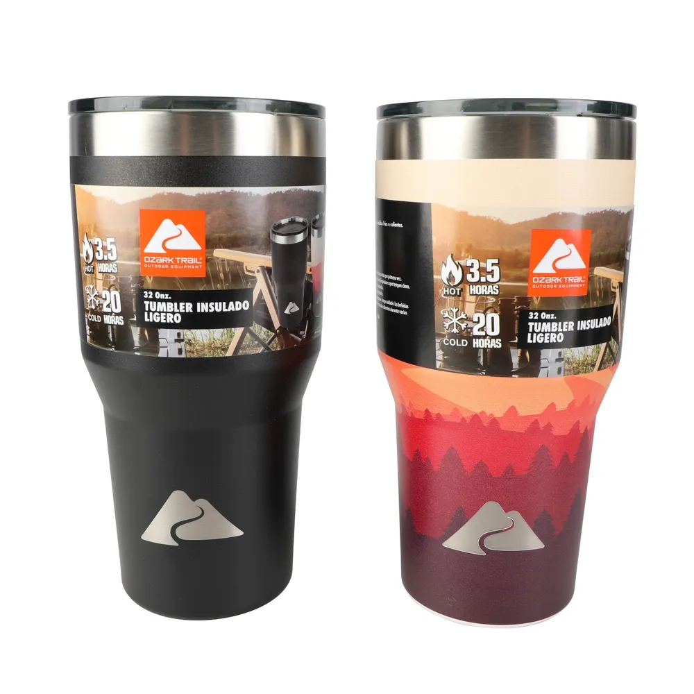 Vaso insulado Ozark Trail, acero inoxidable -32 onz
