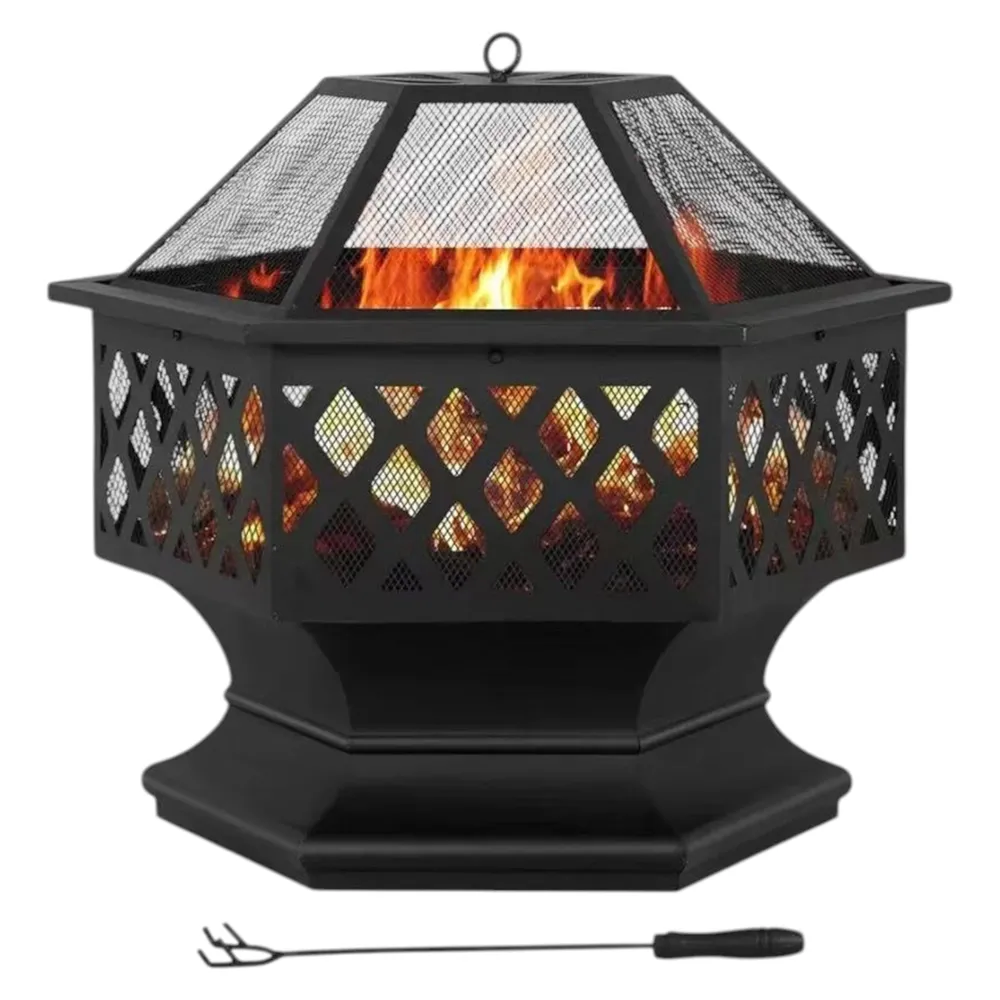 Parrilla de carbón Expert Grill con cobertor  24 Pulgadas