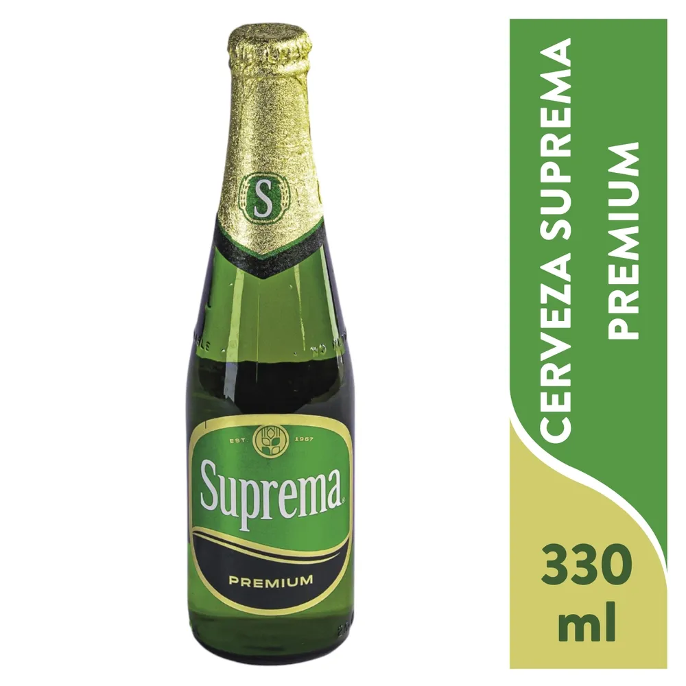 Cerveza Suprema Vidrio No Retorna 330 ml