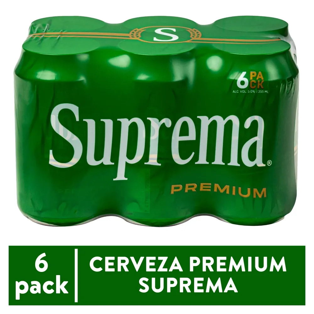 Cerveza Suprema Six Pack Lata 355 ml