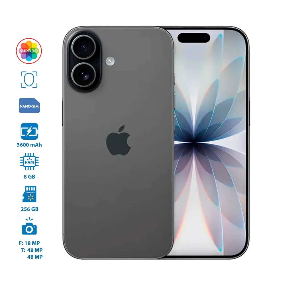 Celular Apple Iphone 17 8GB 256GB surtido