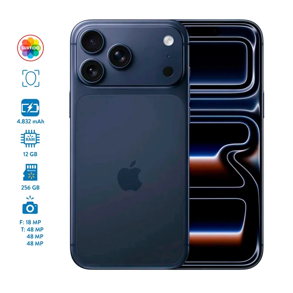 Celular Apple Iphone 17 Pro Max 12GB 256GB surtido