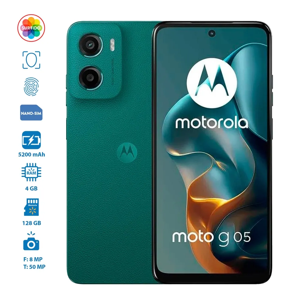 Celular Motorola G05 4GB RAM 128GB Almacenamiento