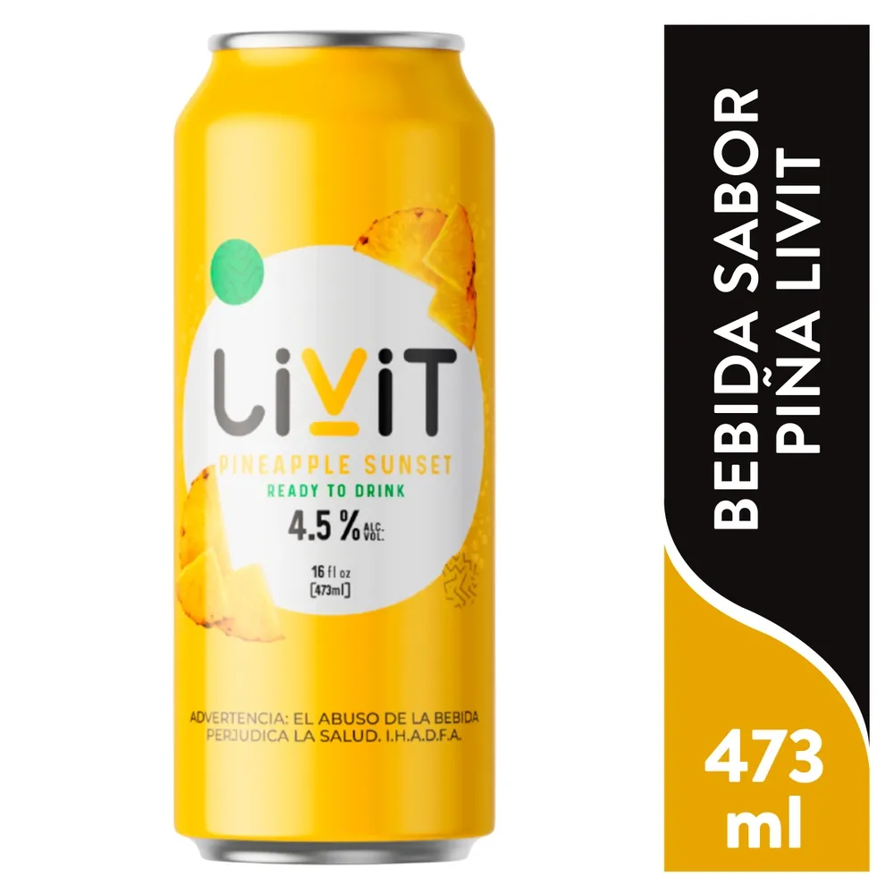 Livit Pina Lata 473 Ml