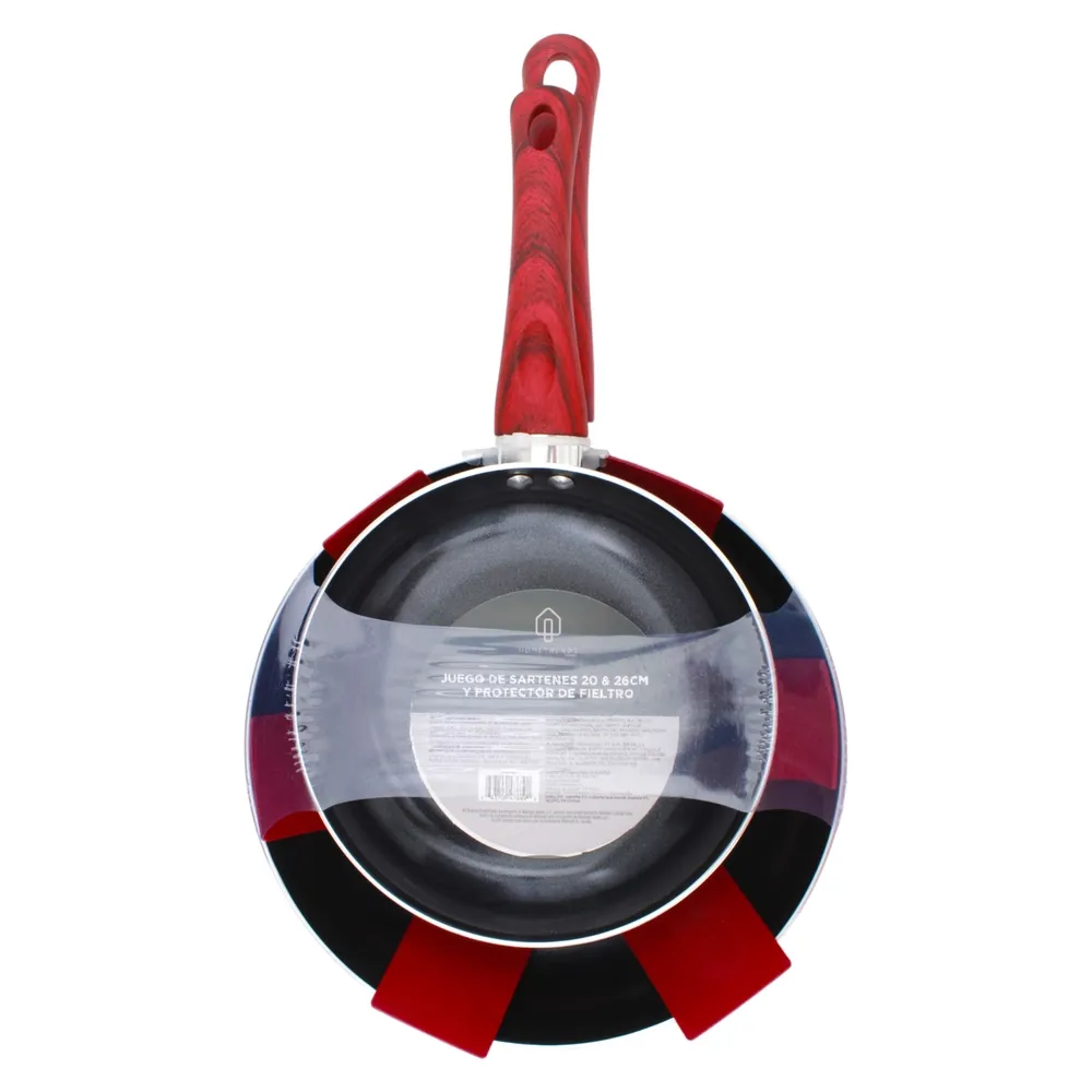 Set Home Trends 2 Sartenes 20 y 26 Cm - 2 Pzas