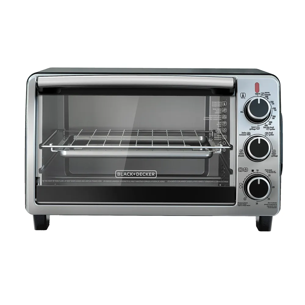 Horno tostador eléctrico  Black & Decker con convección TO1950SBD