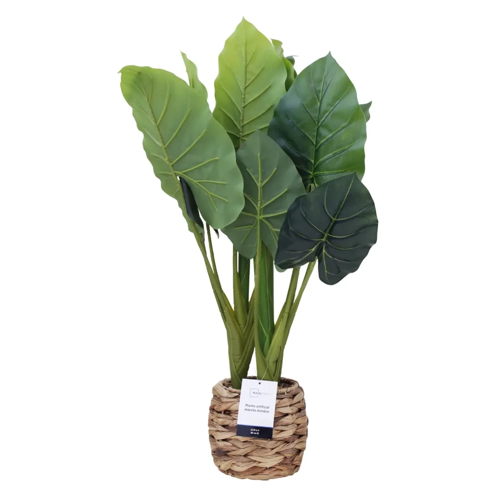 Ms Planta Artificial Maceta Mimbre 65Cm