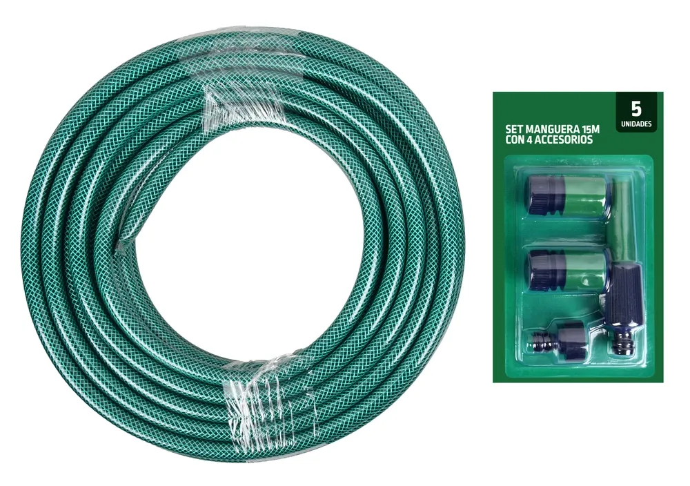Set Manguera Con Accesorios Expert Gardener