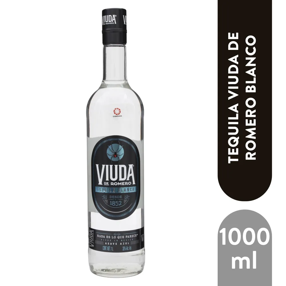 Tequila Viuda De Romero blanco con 35% vol - 1 L