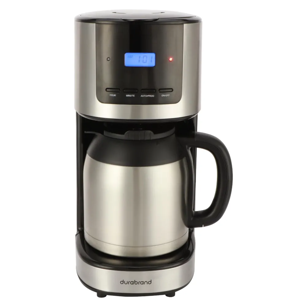 Cafetera Durabrand con capacidad de 10 Tazas