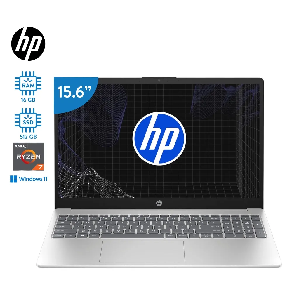 Laptop Hp 15 Fhd R7 7730u 16gb 512gb