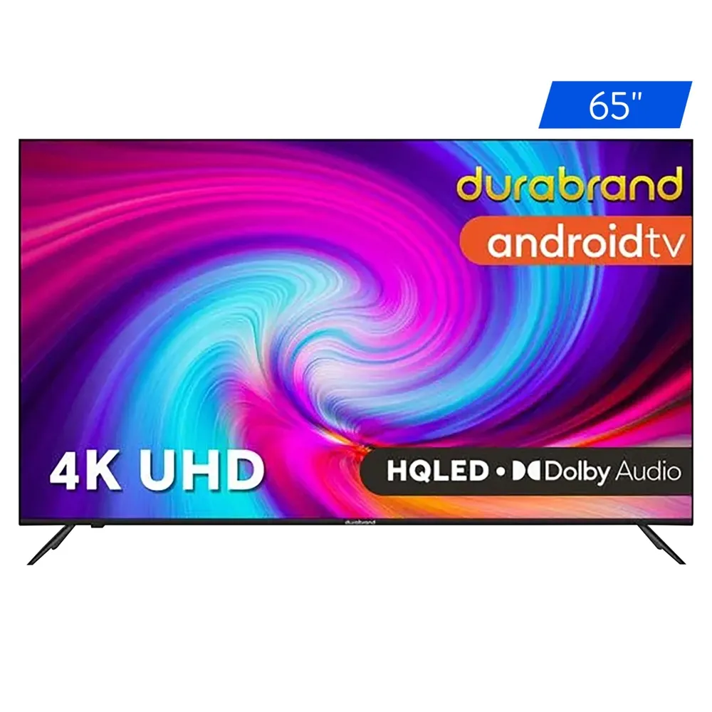 Pantalla Durabrand LED Smart UHD Dura65Mugs - 65 Pulgadas (1 in = 2.54 cm)