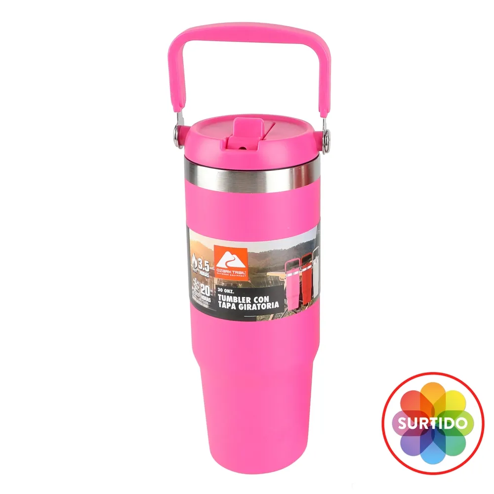 Botella Ozark Trail insulada con tapa giratoria capacidad 30 oz