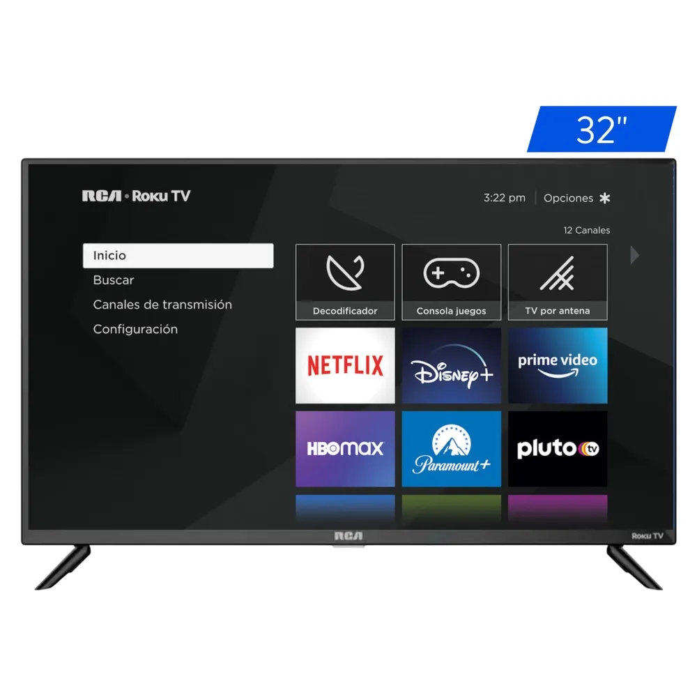 Pantalla RCA LED Smart Rc32rk ROKU - 32 pulgadas
