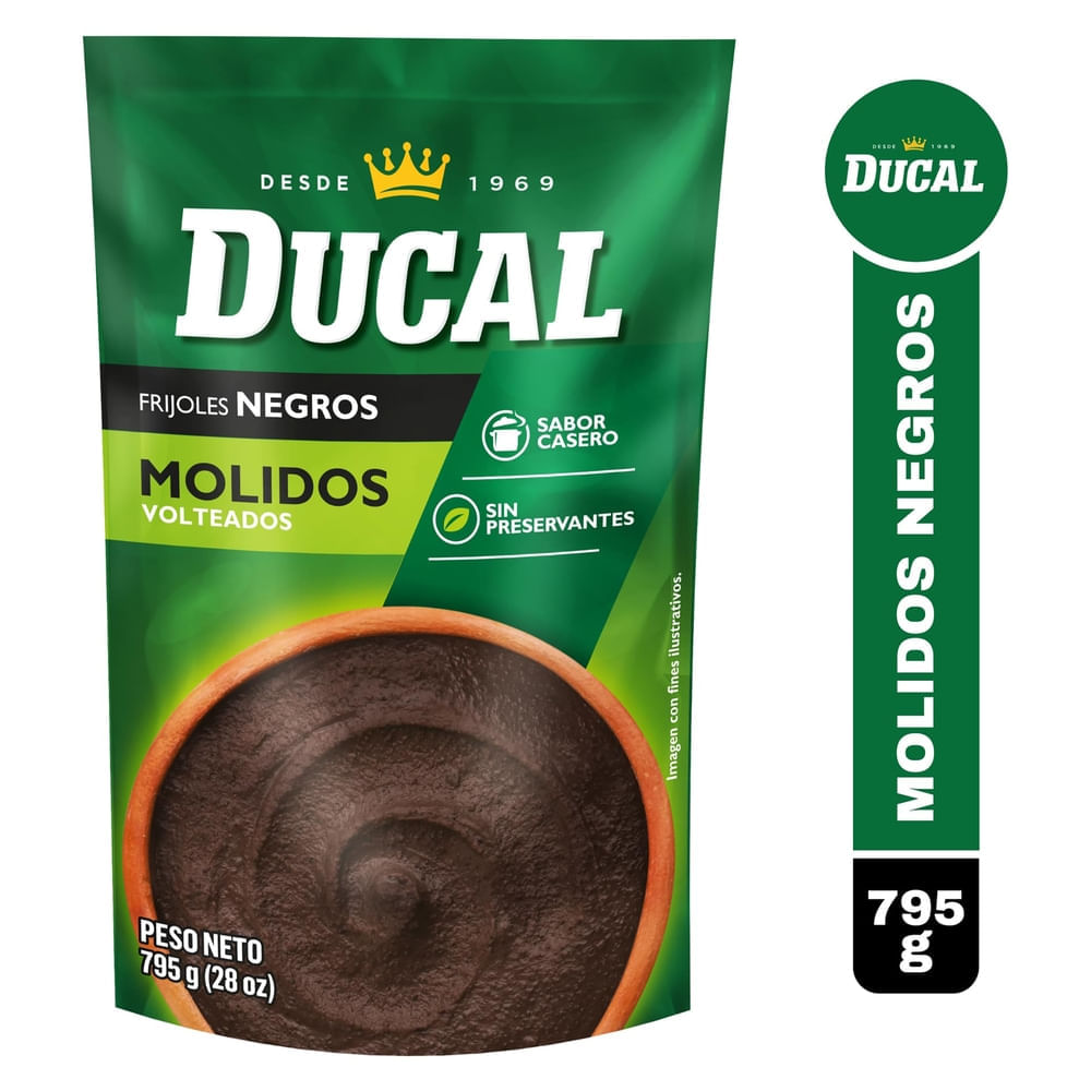 Ducal Frijol Molido Negro 794 g