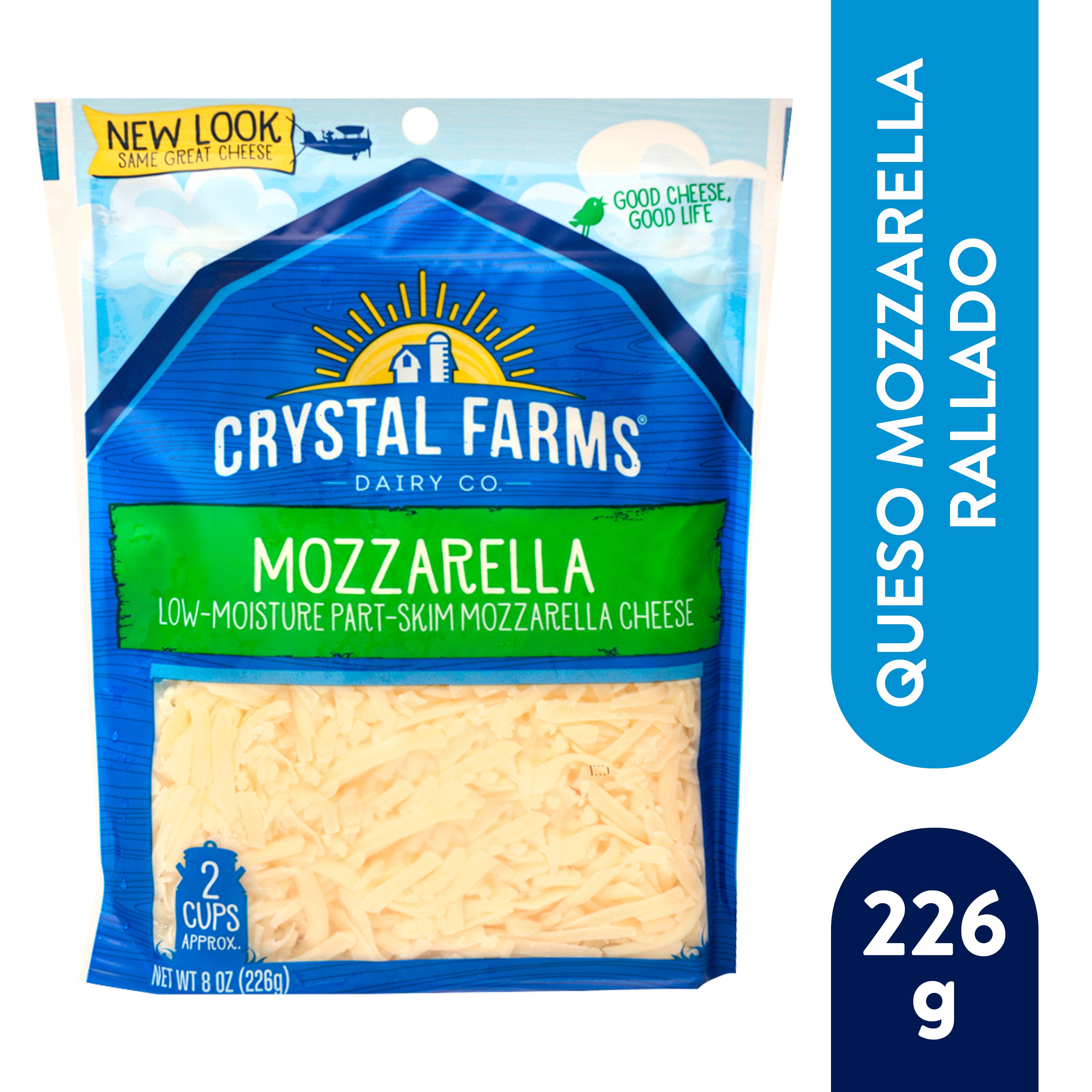 Crystal Farms Shredded Mozzarella 227 g